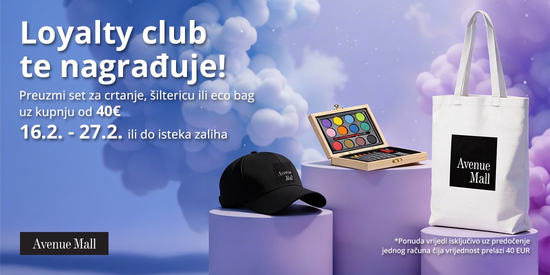Loyalty club nagrađuje članove šiltericom, setom za crtanje ili eco bagom