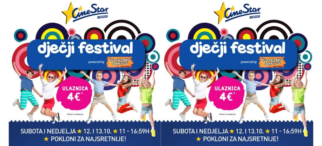 DJEČJI FESTIVAL<br/>U CINESTARU