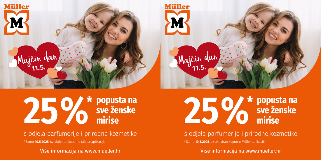 Müller: 25% na sve ženske <br/> mirise samo 10.5.
