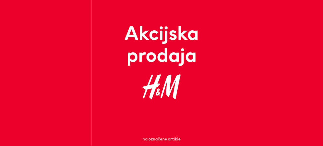 Akcijska prodaja u H&M trgovini