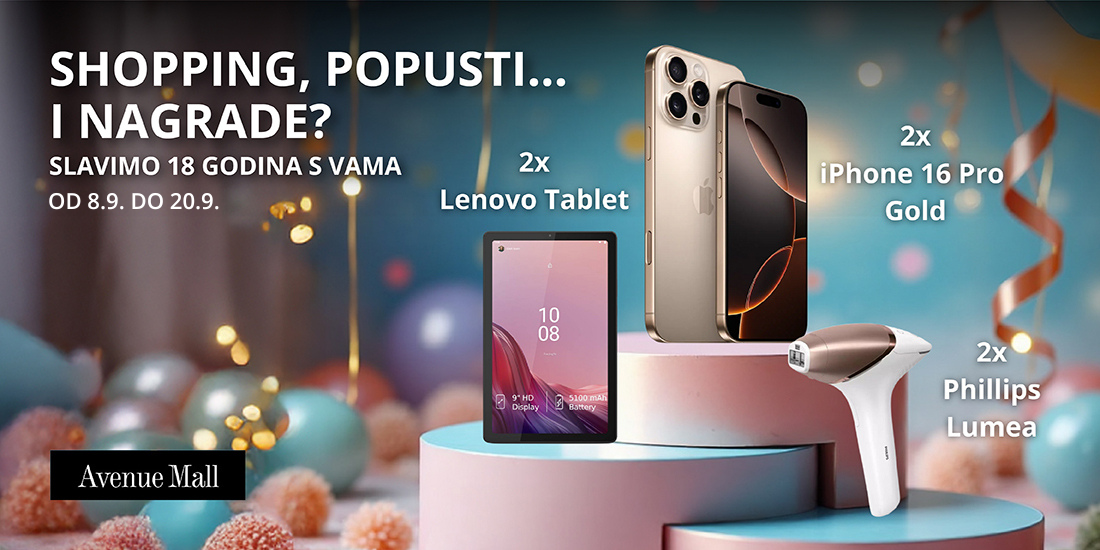 Velika nagradna igra Avenue Malla