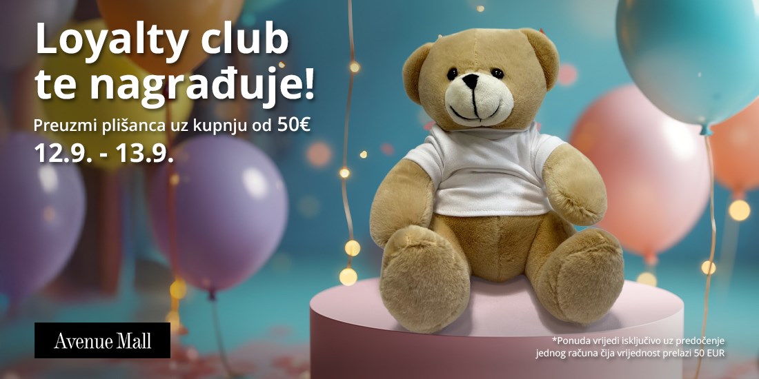 Loyalty club nagrađuje članove plišancem