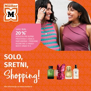 Müller: Singles day - 20%