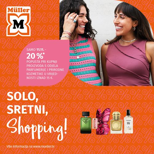 Müller: Singles day - 20%