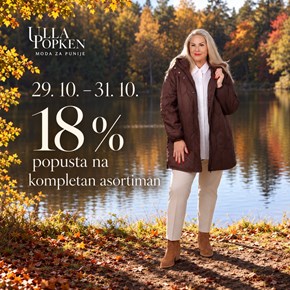Ulla Popken: 18% popusta na kompletan asortiman