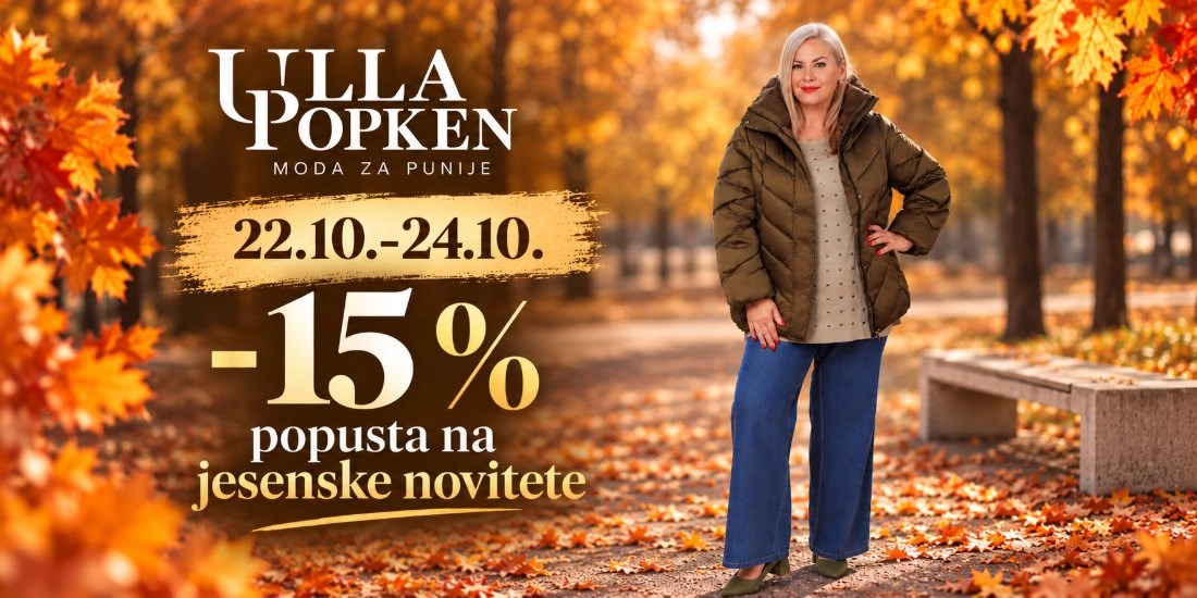 Ulla Popken: -15% na jesenske novitete
