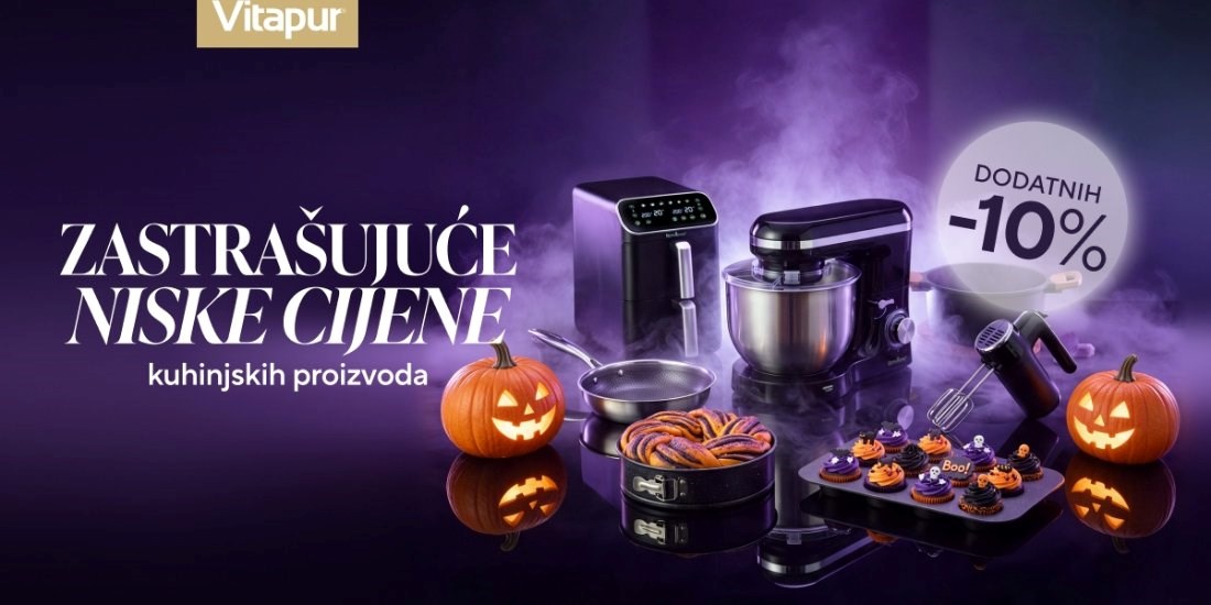 Vitapur: dodatnih 10% popusta na proizvode za kuhinju