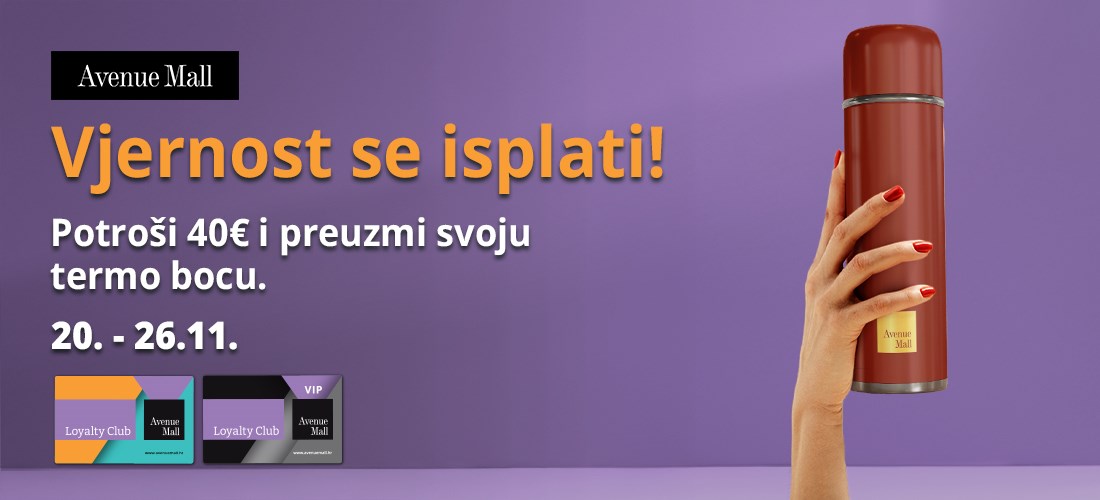 Uz kupnju iznad 40 EUR<br/> osvoji praktičnu termo bocu