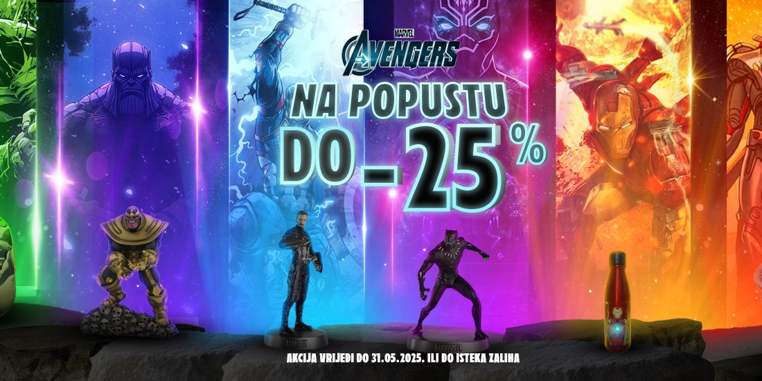 Avengers akcija (do 25%) <br/> u Puna Kolica