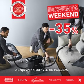 ​-35% na cjelokupan Rowenta asortiman u Home & Cook trgovini