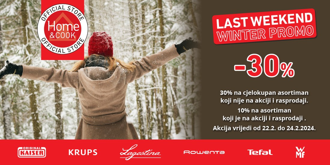 Home&COOK <br/> Last Weekend Winter Promo