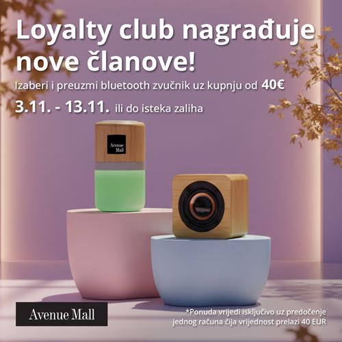 Loyalty club nagrađuje članove bluetooth zvučnikom