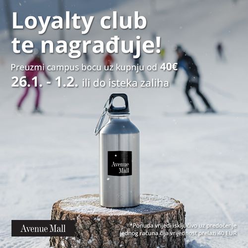 Loyalty club nagrađuje članove campus bocom