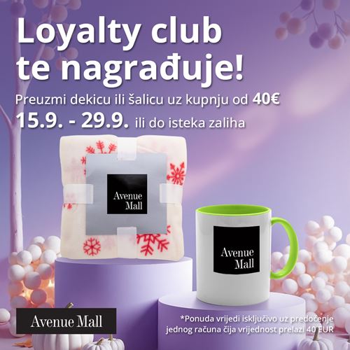 Loyalty club nagrađuje članove dekicom ili šalicom