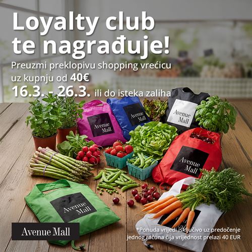 Loyalty club nagrađuje članove vrećicom