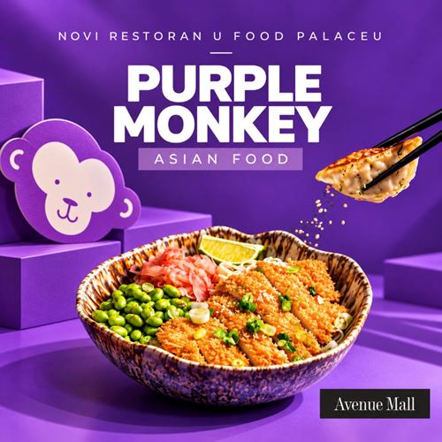 Novo u Food Palaceu – Purple Monkey!